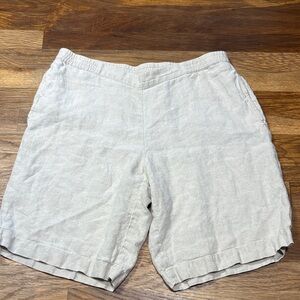 J JILL linen shorts
